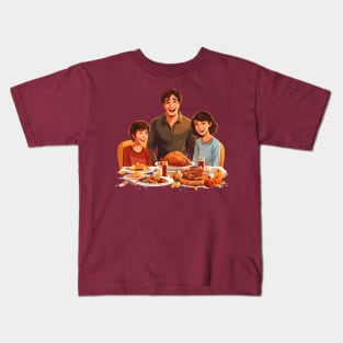 Family Thanksgiving Kids T-Shirt